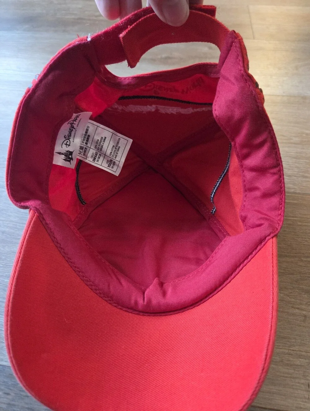 Disney Parks Walt Disney World Lightning Mcqueen Mickey Ears Hat Baseball Cap